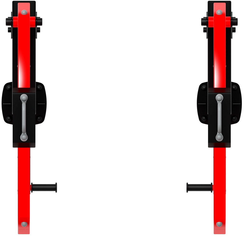 Тренажер уличный ПРИСЕДАНИЯ (красный) СТ 025-11.П