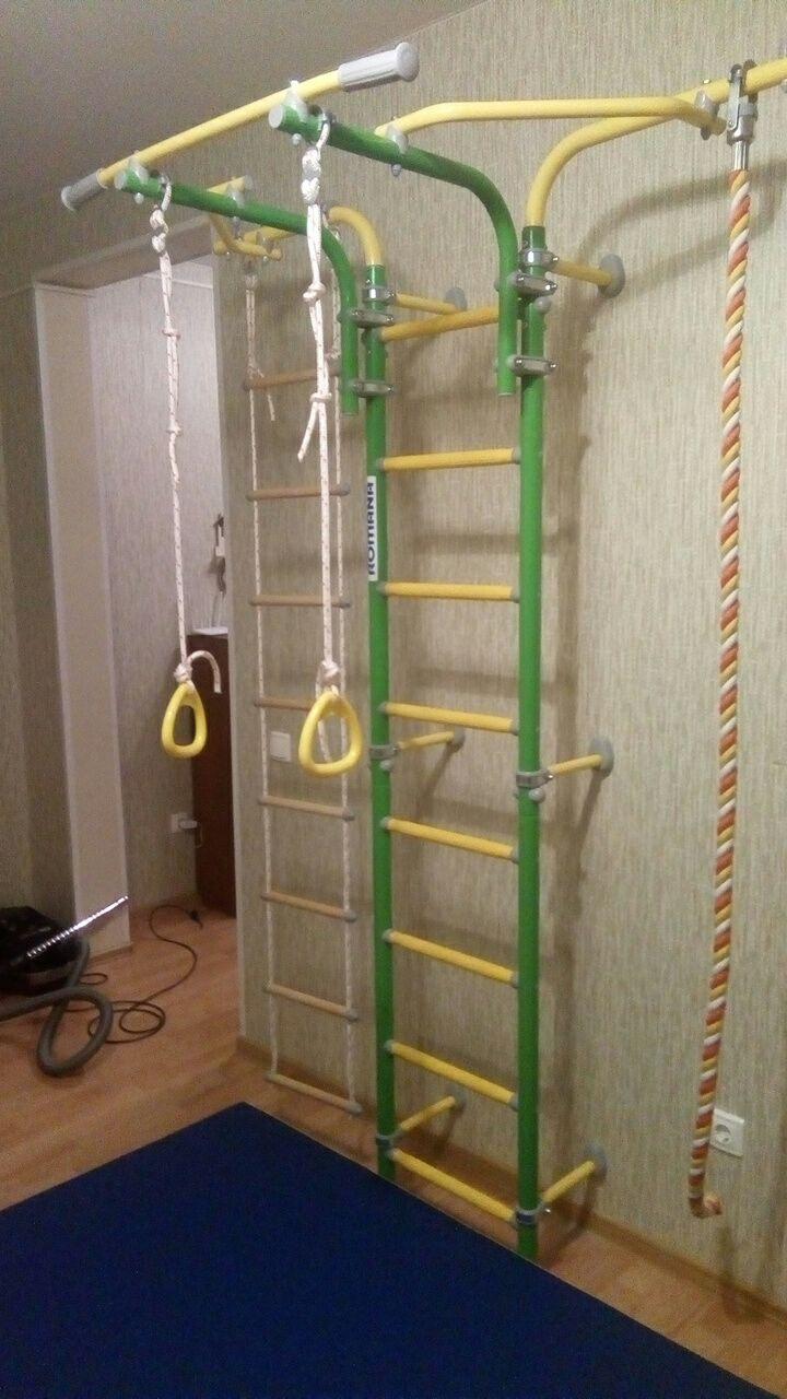 Шведская стенка S6 Karusel Romana (01.21.8.06.410.06.00-14) зелёное яблоко