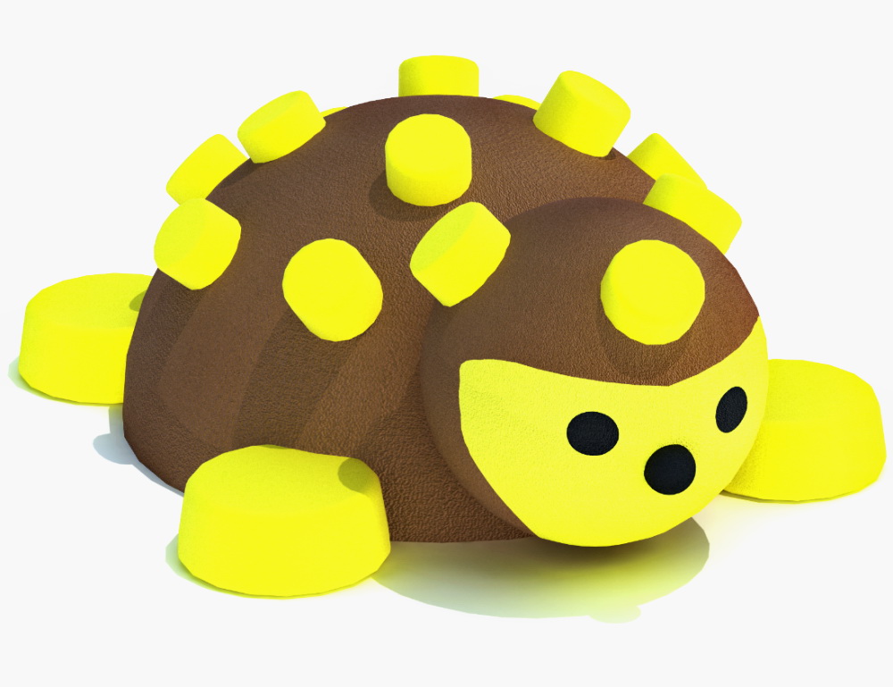 Резиновая 3D-фигура ZION Ёжик (для парков и детских площадок)