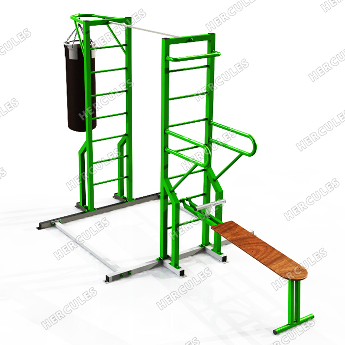 W-3.00 Миникомплекс для воркаута мобильный улучшенный