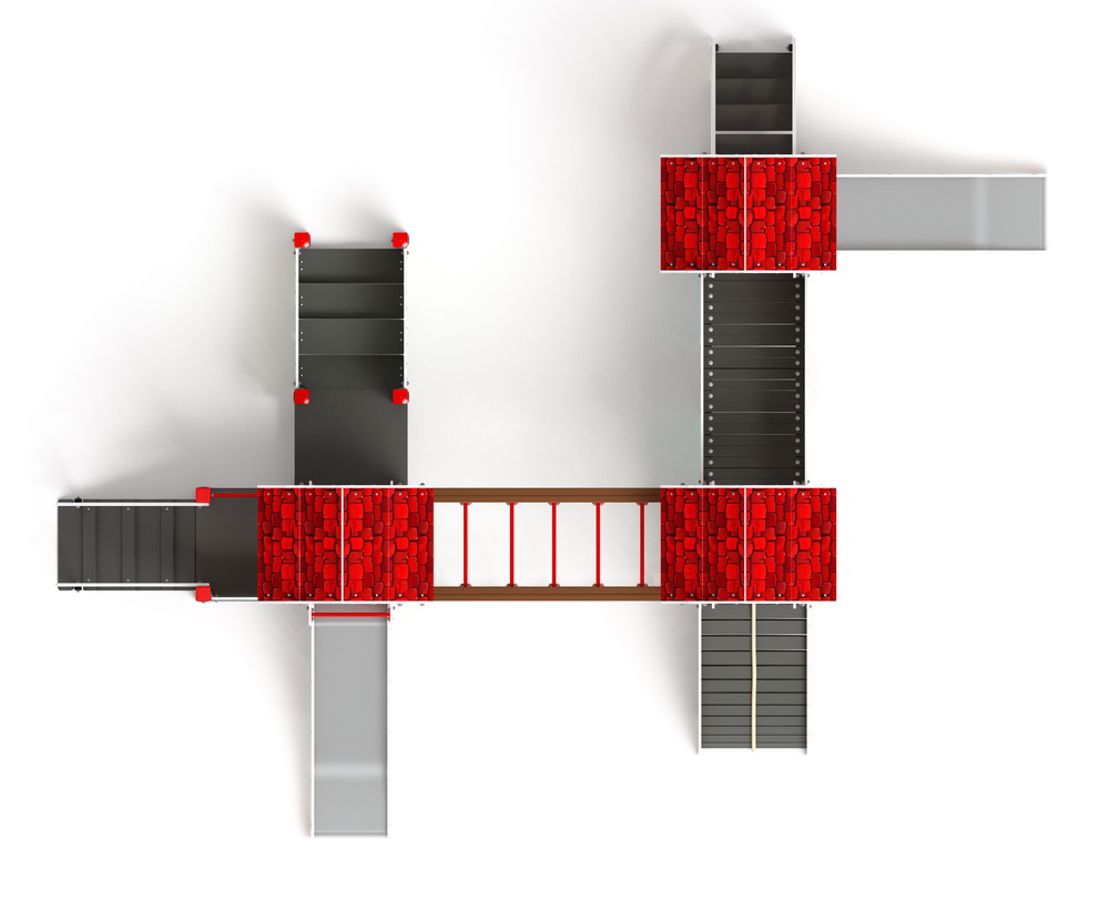 В ГОСТЯХ У СКАЗКИ детский игровой комплекс ДИК 1.05.01-09.С (H=900)
