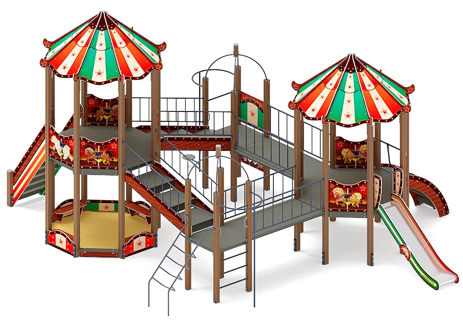 КАРНАВАЛ детский игровой комплекс ДИК 2.22.06-01 (H=1200)