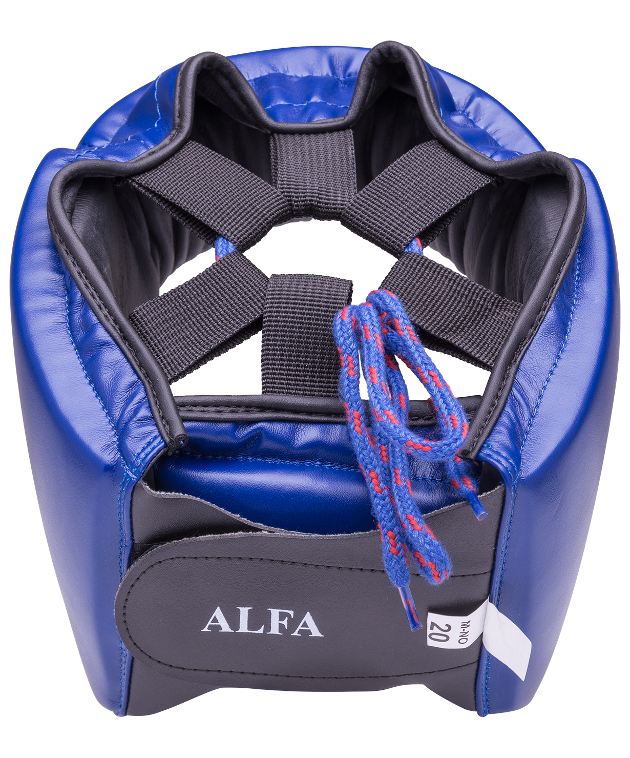 Шлем открытый Alfa HGA-4014, кожзам, синий, S