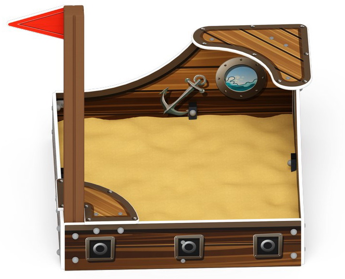 КОРАБЛИК песочница (Коричневый) ИО 5.03.01-02