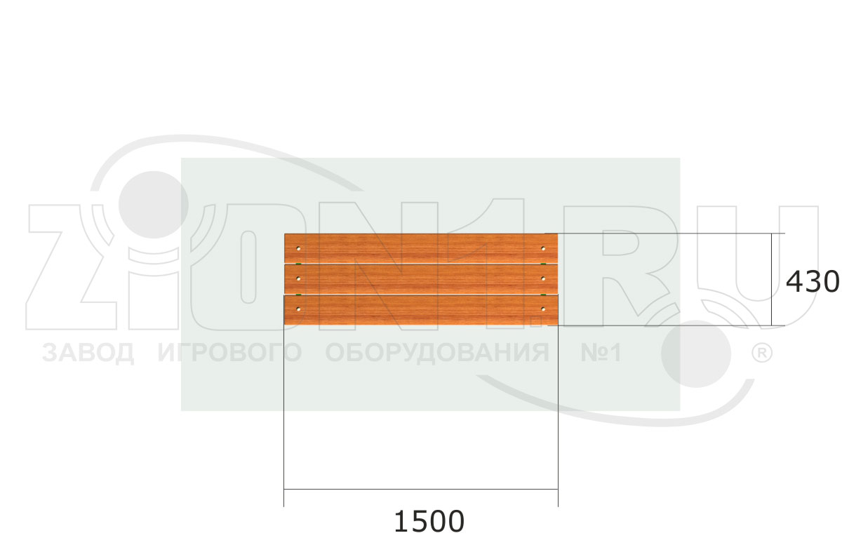 Скамейка парковая ZION М4 (СП004)