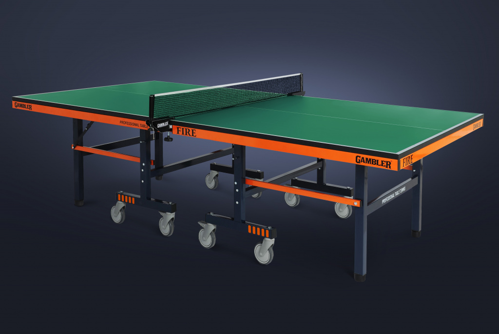 Теннисный стол Fire green