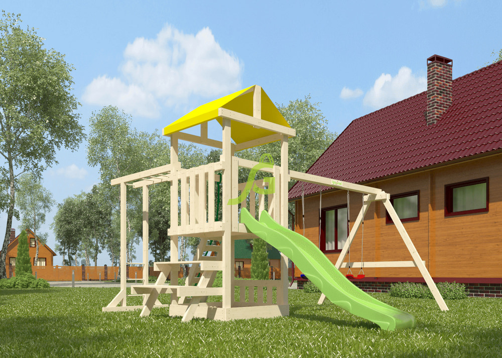 Детская площадка IgraGrad Крафтик со столиком и рукоходом