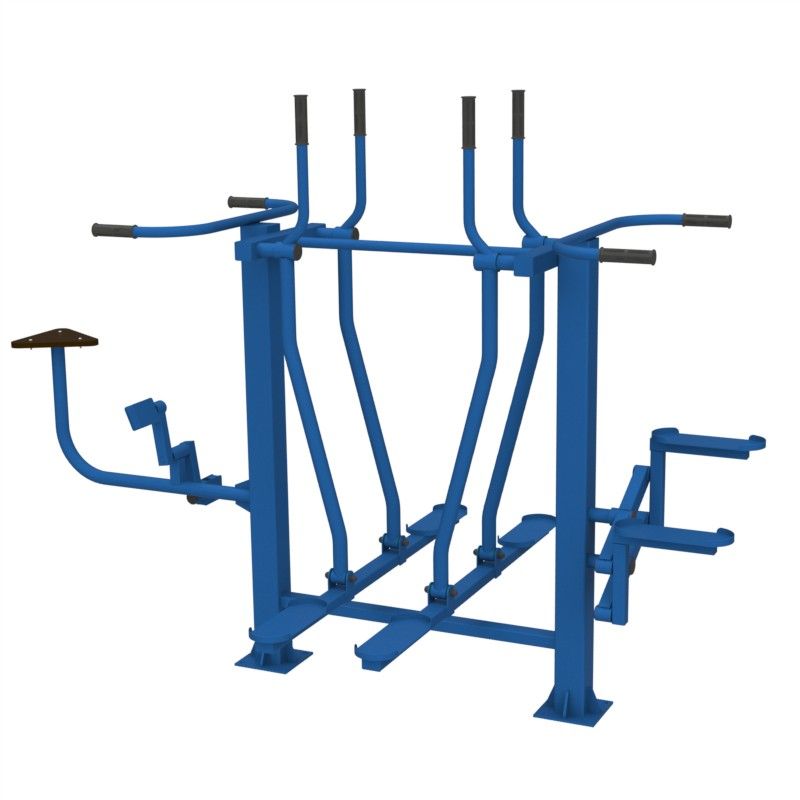 Уличный тренажер Лыжники + Велосипед + Степпер  Air-Gym YT36