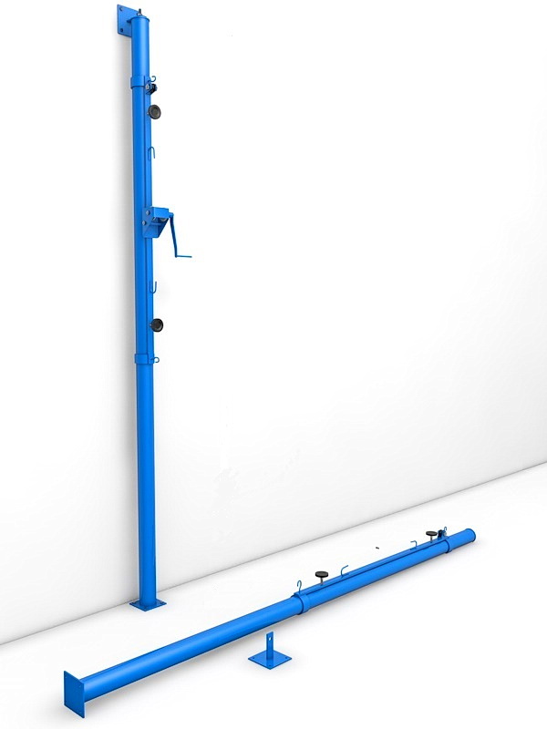 Стойки волейбольные пристенные 03.101