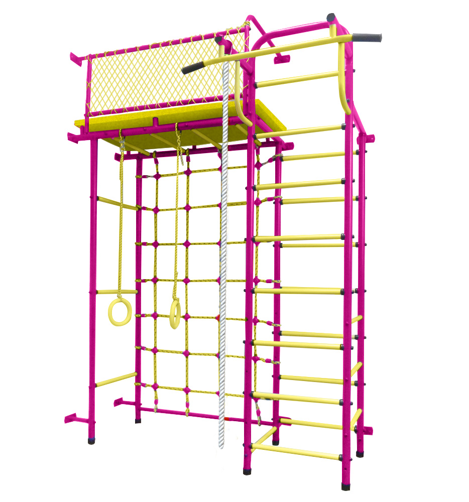 Спортивно-игровой комплекс Пионер 10СМ зелёно/жёлтый