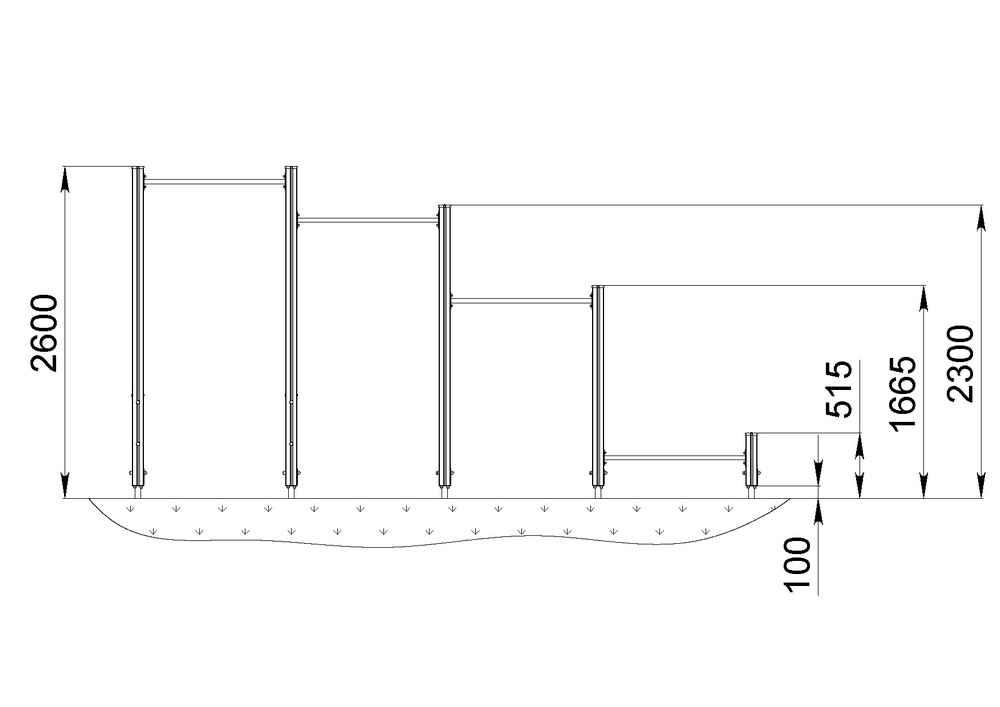 Уличный спортивный комплекс START LINE Fitness № 13