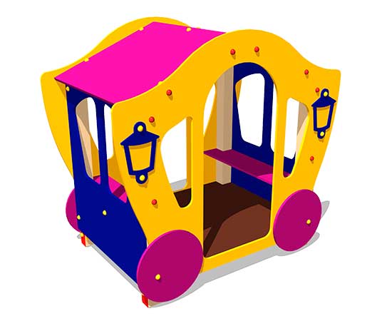 Детский игровой домик ZION Карета 3 (ИМ107)