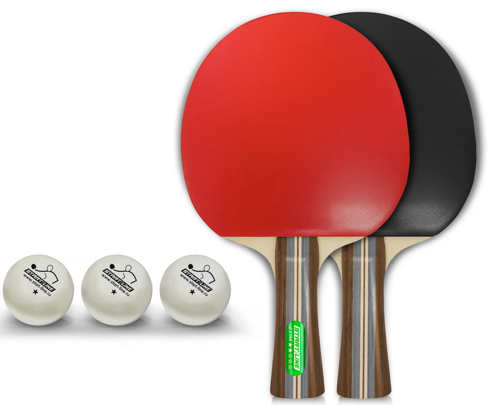 Набор для настольного тенниса START LINE Competition 2 ракетки 2*, 3 мяча 1*