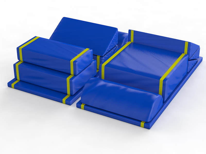 Мат гимнастический поливалентный (комплект 13 шт.)