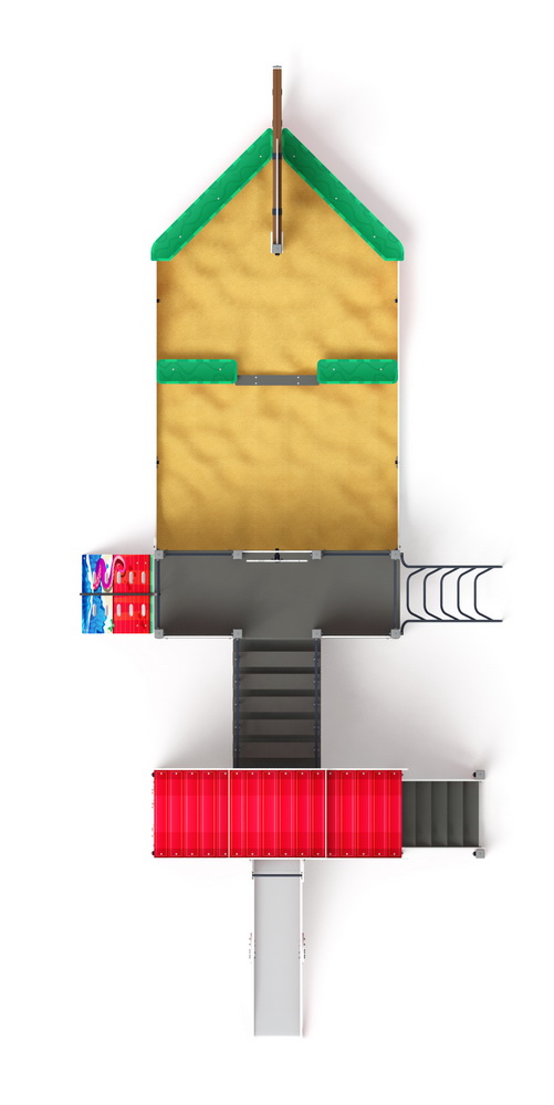 ПАРУСНИК детский игровой комплекс ДИК 2.03.3.02-03 (H=1200)