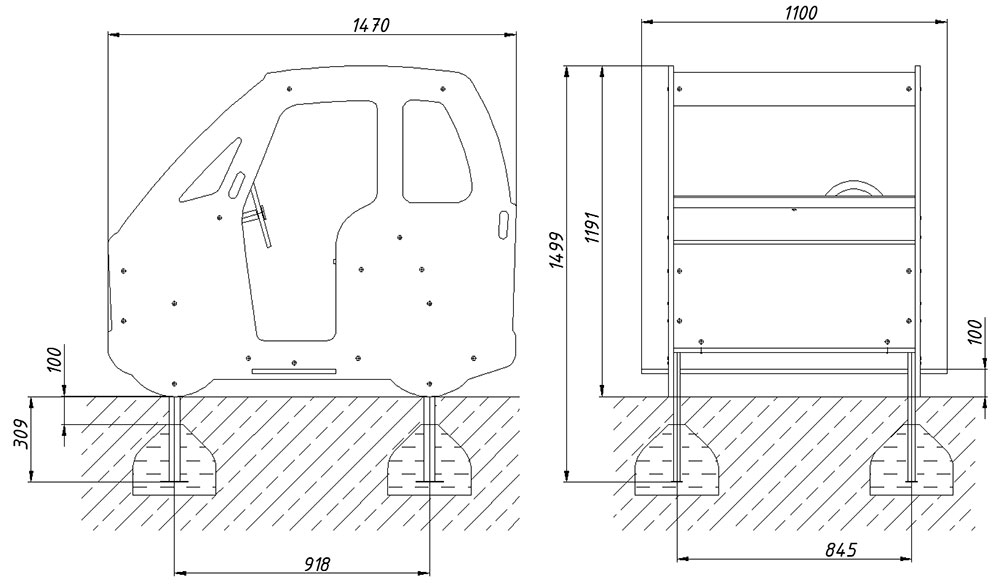 Игровой макет ZION Машина МЧС (ИМ245)