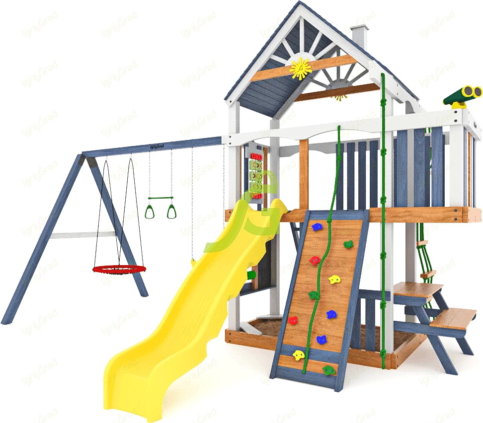 Детская площадка IgraGrad Шато (Дерево) мод.1, 2