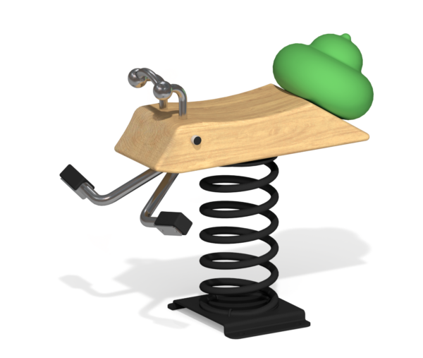 Качалка на пружине для детской площадки Улитка  КБ-85