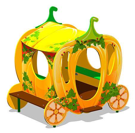 Детский игровой домик ZION Карета У1 (ИМ129)