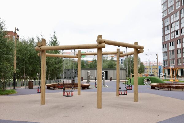 Качели для детской площадки Дружба КЧ-33.8