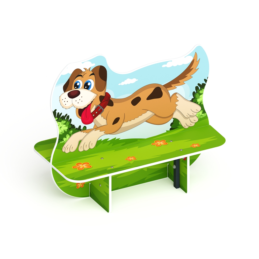 Скамейка ПЕС для детской площадки МФ 41.01.02
