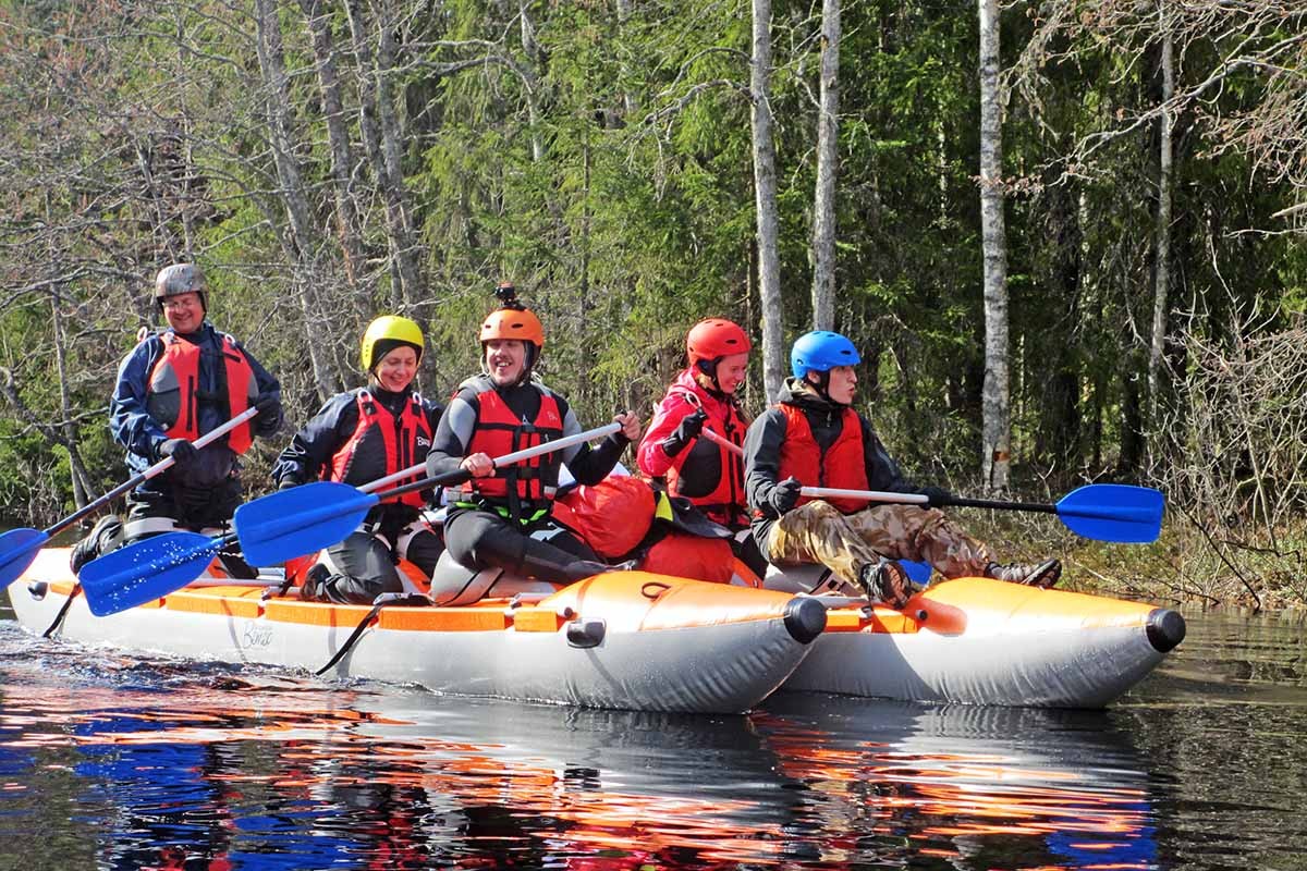 Катамаран двухслойный АРКТИКА 600 для сплава