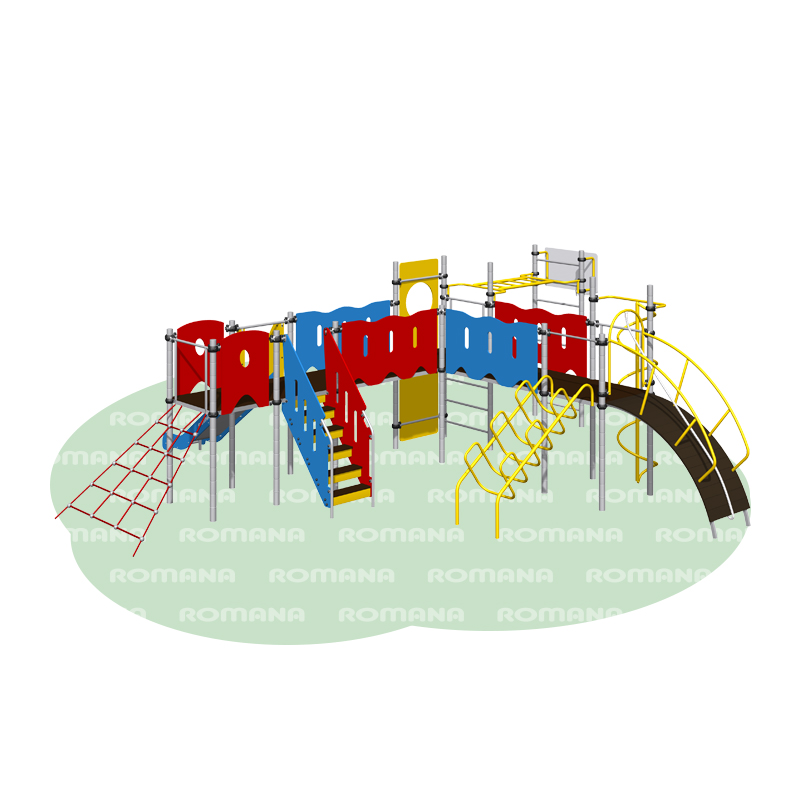 Игровой комплекс «Romana 101.94.00» красно/синий
