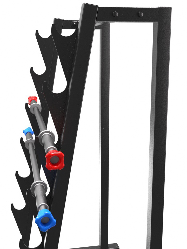 Стойка для хранения грифов 6 уровней (13.403.001)