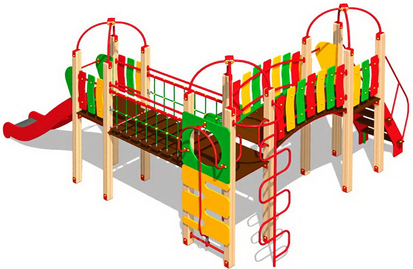 Детский игровой комплекс ZION Снежный барс (КД014)