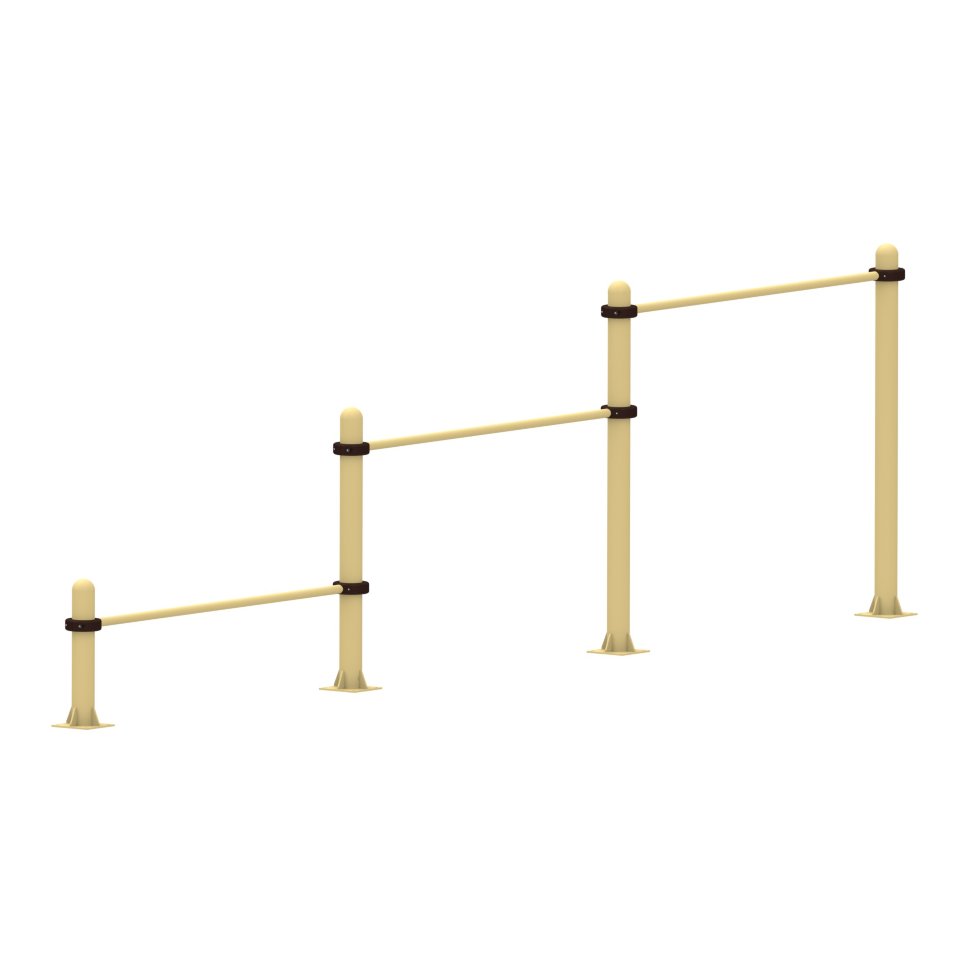 Тройной каскад турников для отжиманий Air-Gym YSK21