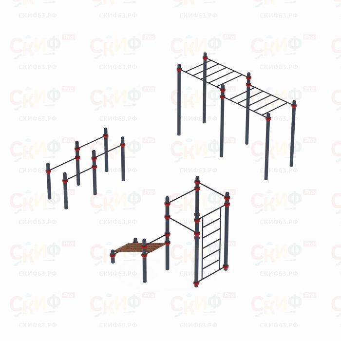 Уличный атлетический комплекс ВОРКАУТ 29 (89)