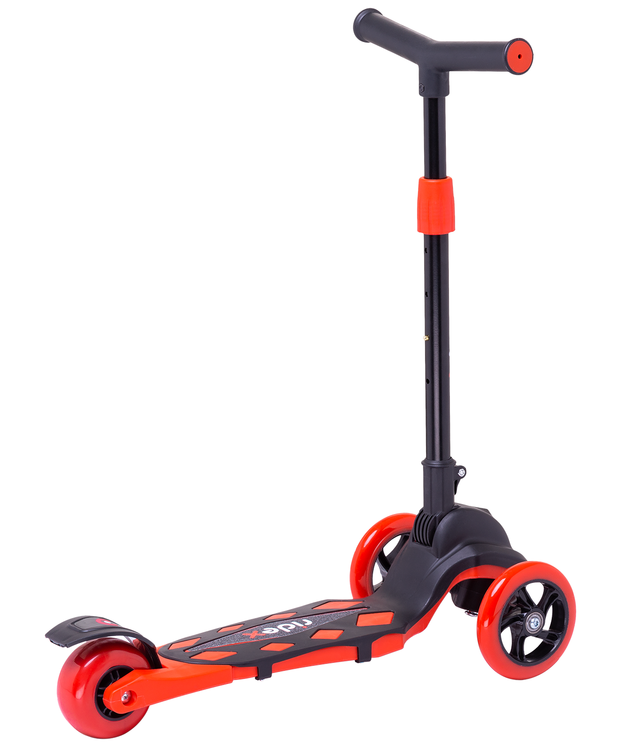 Самокат 3-колесный Robin 3D 120/90 мм, красный