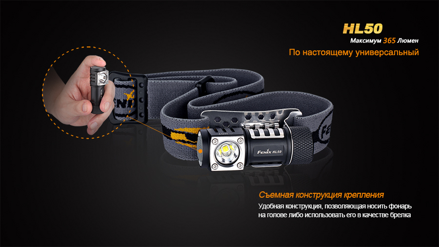 Налобный фонарь Fenix HL50 Cree XM-L2 (Т6)