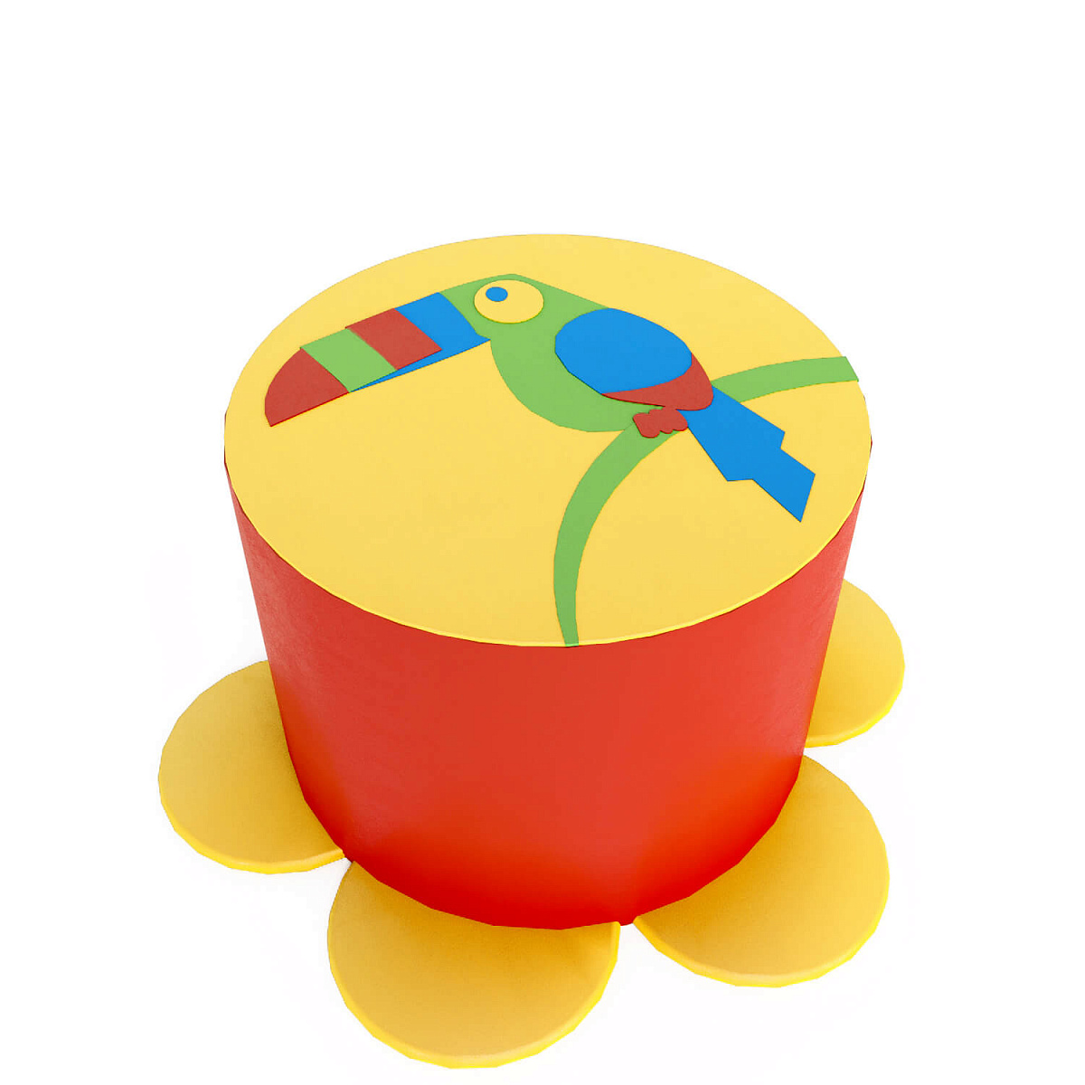 Детская мебель Пуфик ПОПУГАЙ Romana (ДМФ-МК-01.40.00)