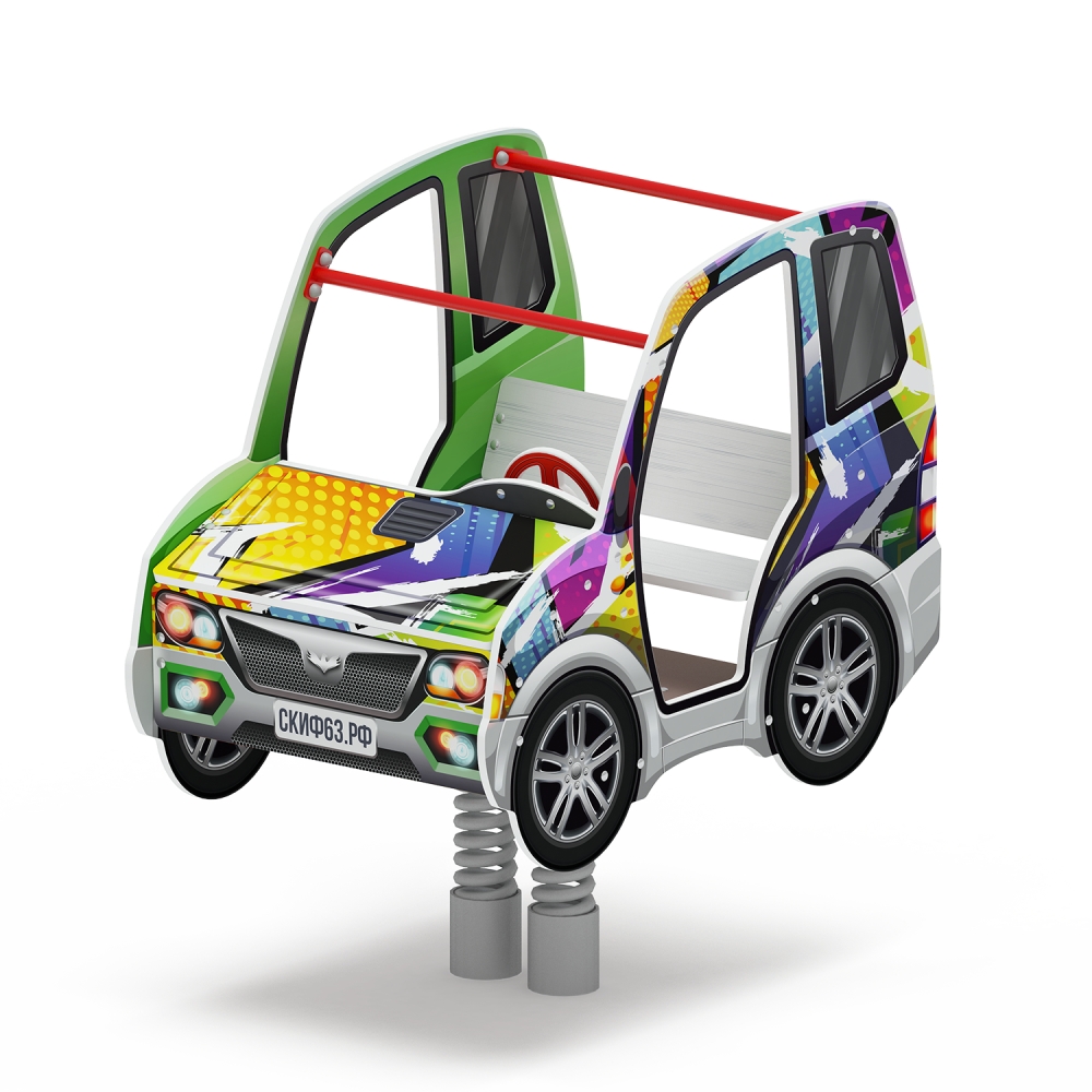 МАШИНКА качалка на пружине ИО 23.03.01-02