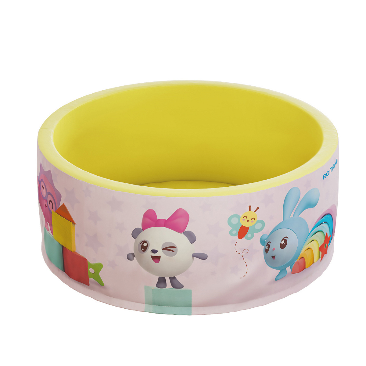 Сухой бассейн Airpool ИГРУШКИ Romana ДМФ-МК-02.56.01 (розовый, шариков 150 шт.)