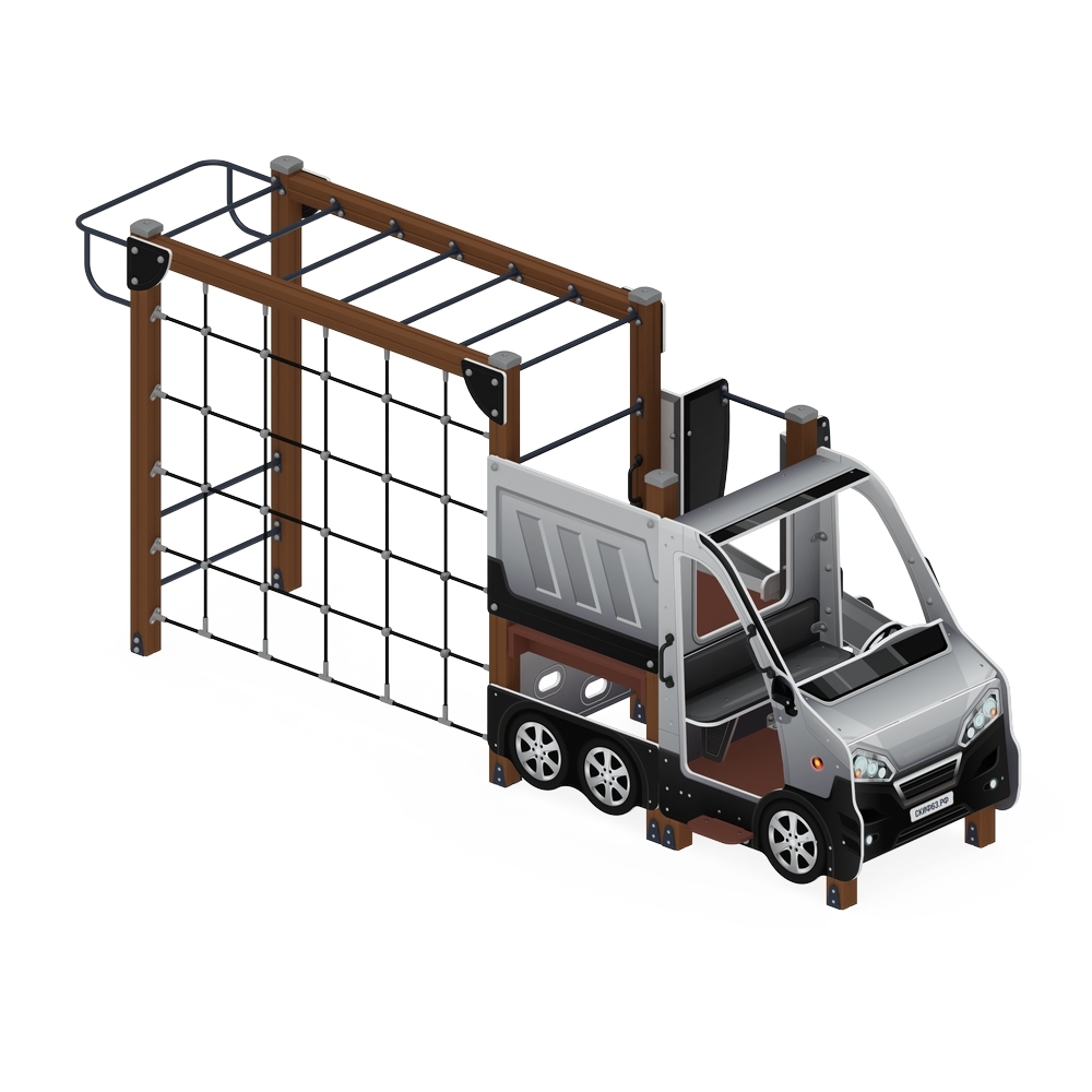 МАШИНКА С ГОРКОЙ тип 2 детский игровой комплекс ДИК 1.03.1.02-02 (H=750)