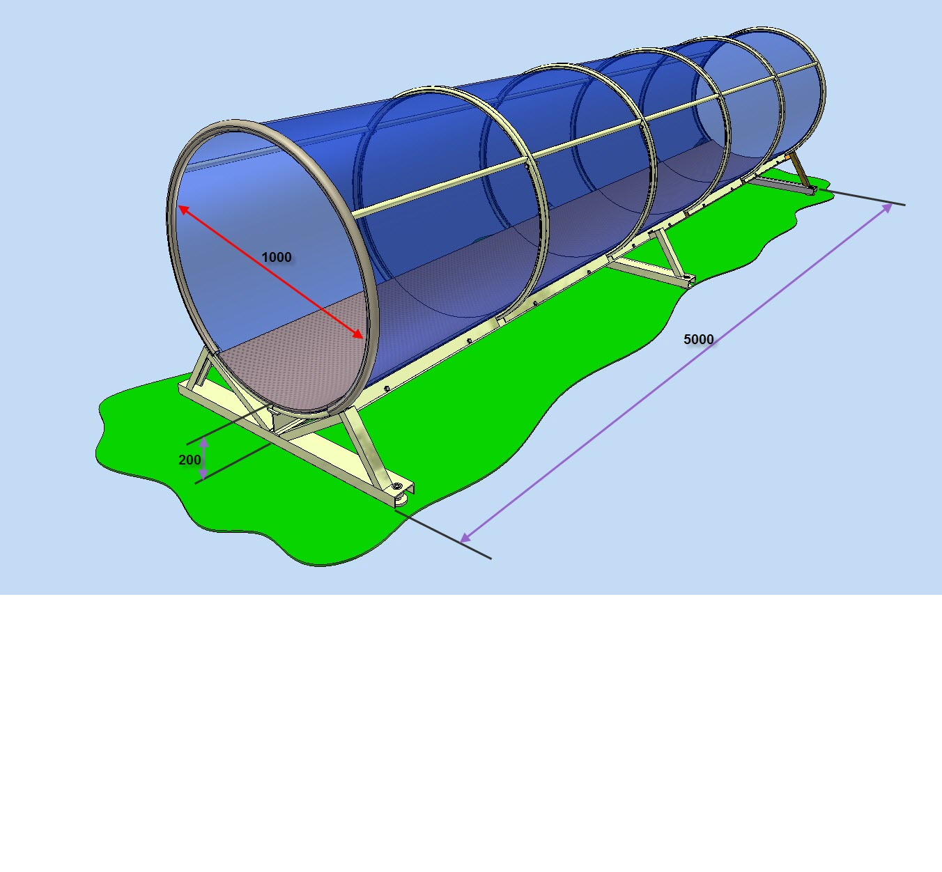 Мобильная полоса препятствий (разрушенная лестница, лабиринт, подвижная лестница и туннель)