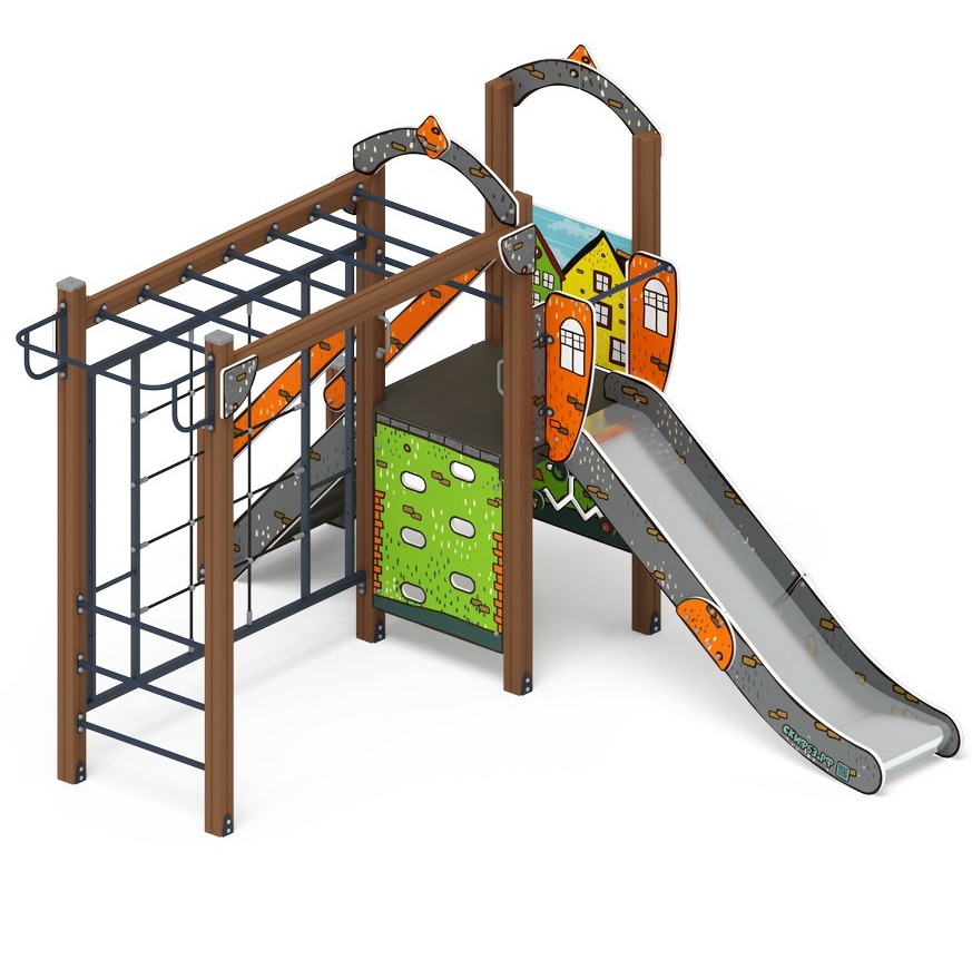 ИГРАЙТЕ С НАМИ (Город) детский игровой комплекс ДИК 2.01.1.05-01 (H=1200)