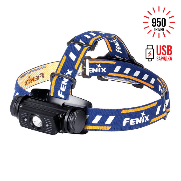Налобный фонарь Fenix HL60R Cree XM-L2 U2 Neutral White LED, черный
