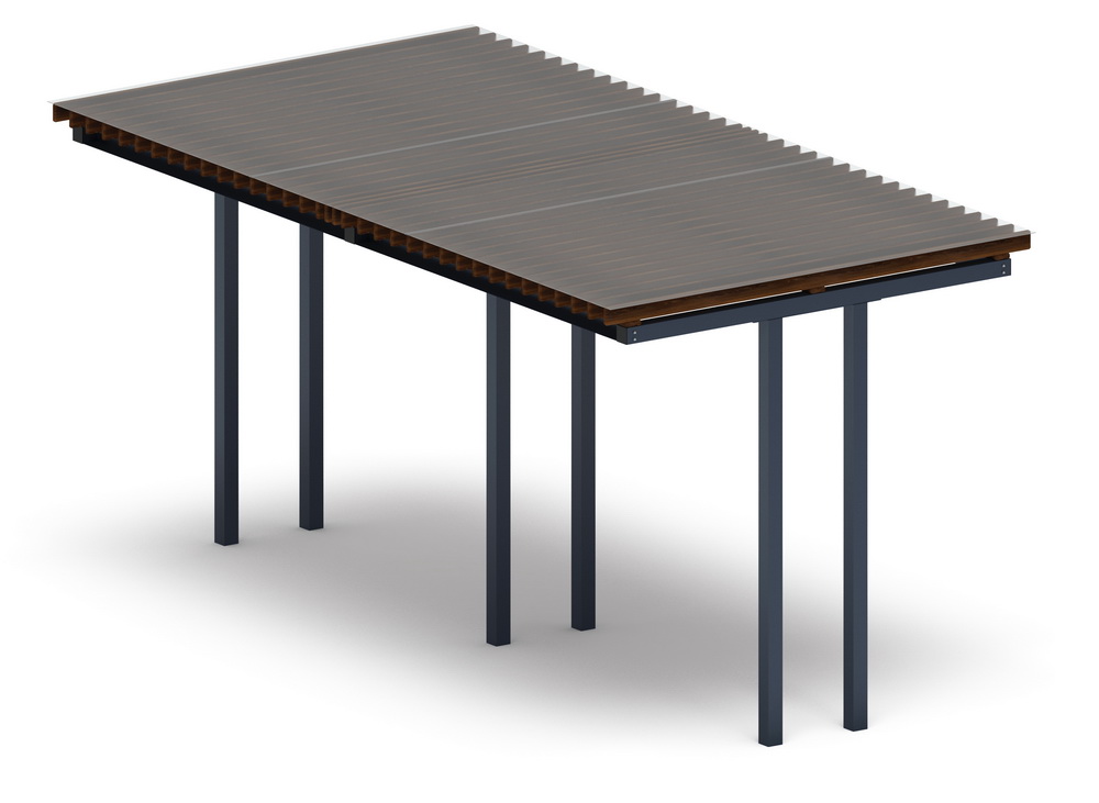 Пергола Тент (прямая) МФ 77.04.02 /с поликарбонатом/