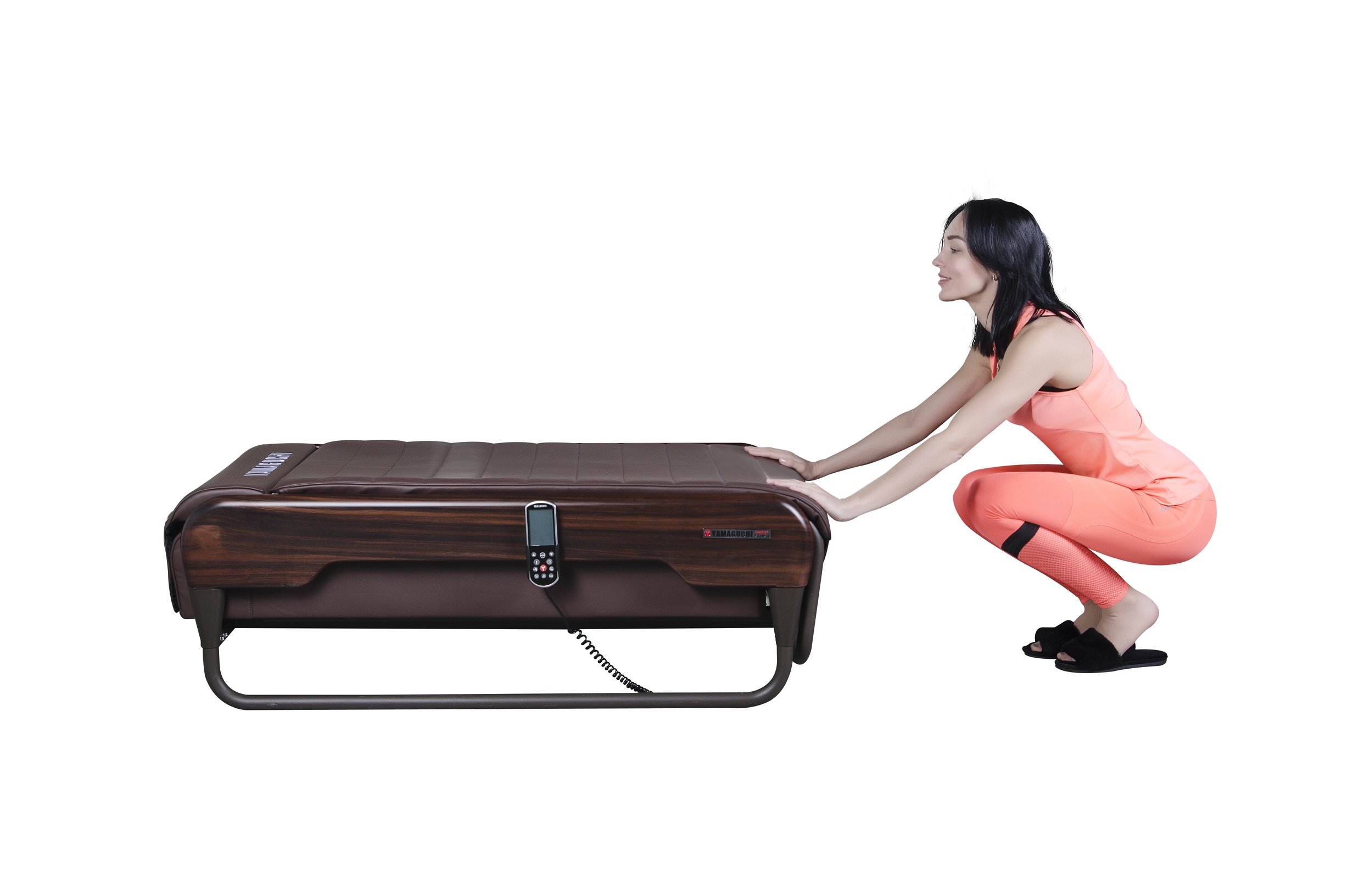 Массажная кровать Yamaguchi Kenko (коричневая)