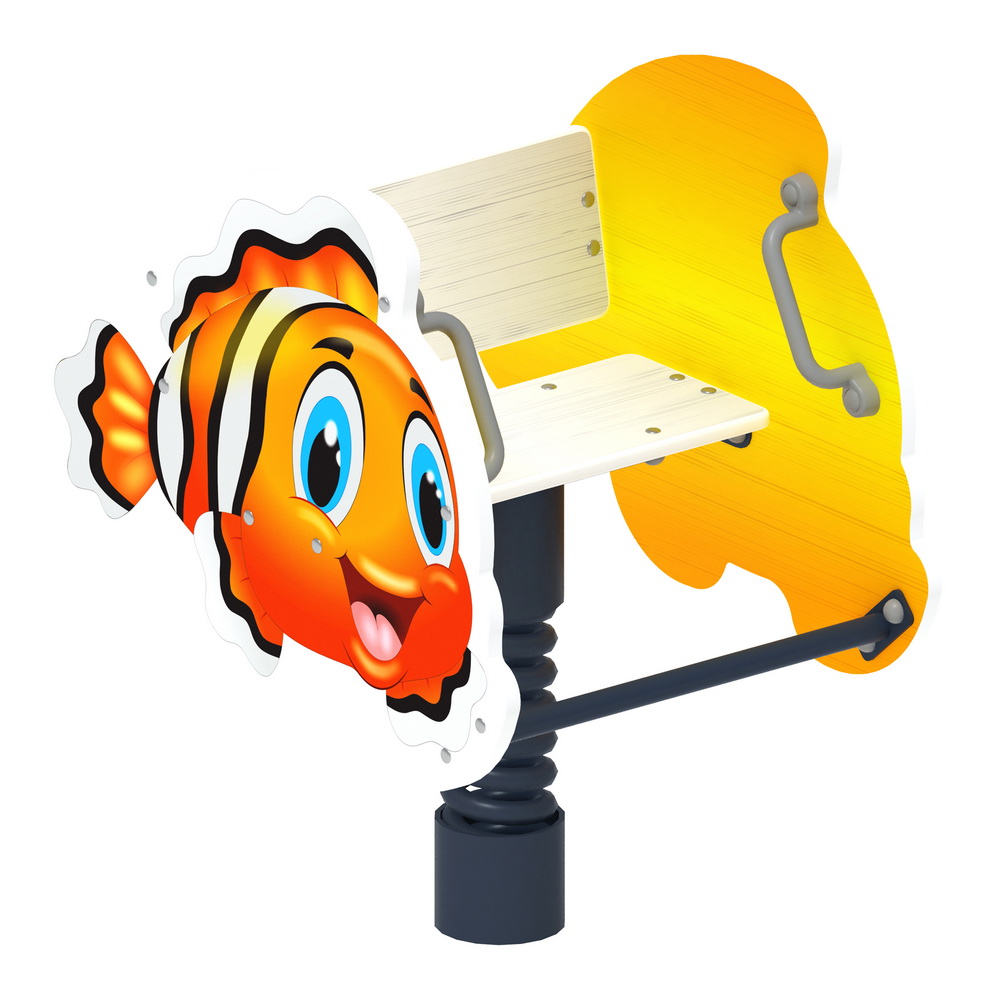 РЫБКА качалка на пружине ИО 22.17.04