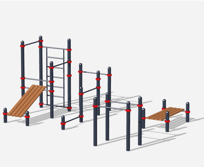 Уличный атлетический комплекс ВОРКАУТ 27 (108)
