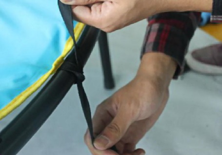 Батут детский синий DFC Jump Kids 48"