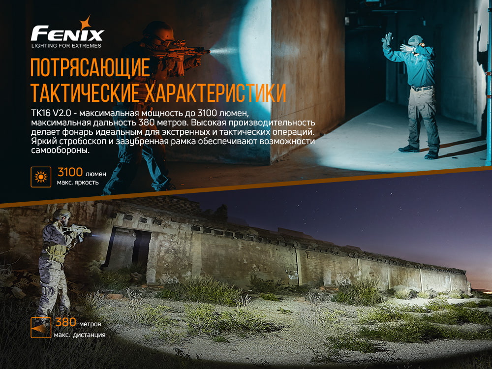 Фонарь Fenix TK16V2.0 Cree SST70 LED