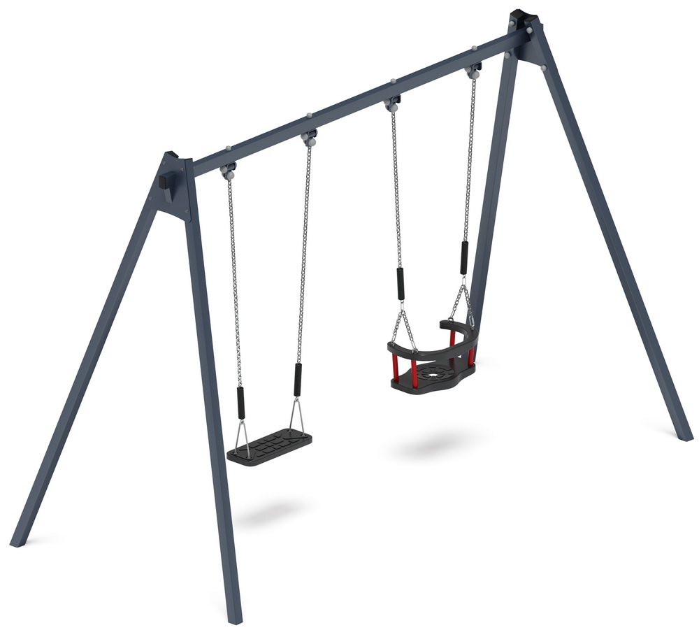 Качели М2 двойные ИО 12.М.01.03.03 (графит)