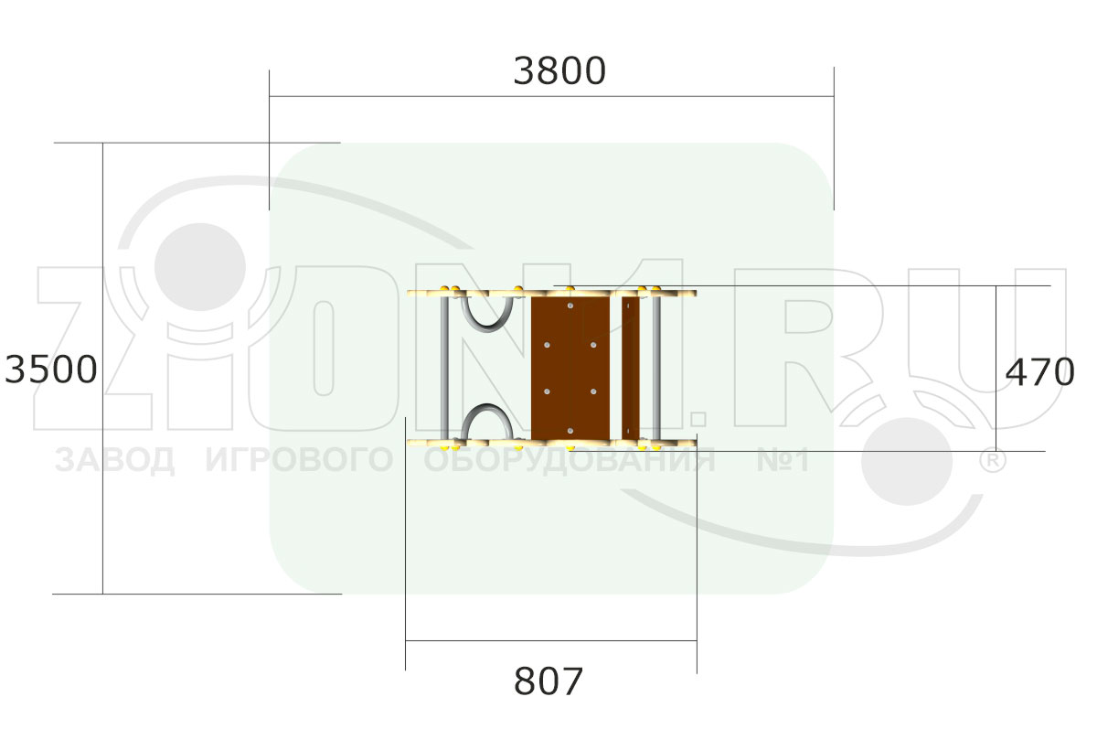 Качалка на пружине ZION Крабик У1 (КЧ064)