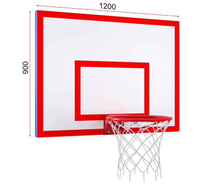 Тренировочный щит из фанеры с кольцом (на выбор)