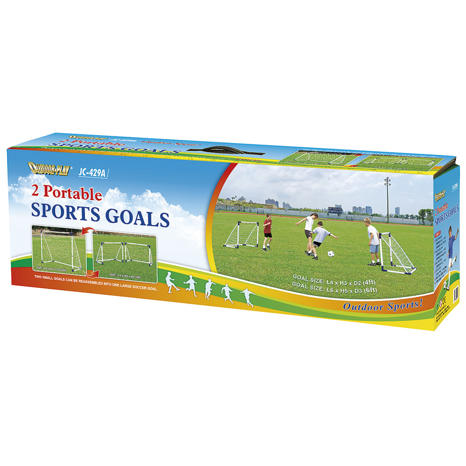 Ворота пластиковые DFC 4ft х 2 Portable Soccer GOAL429A